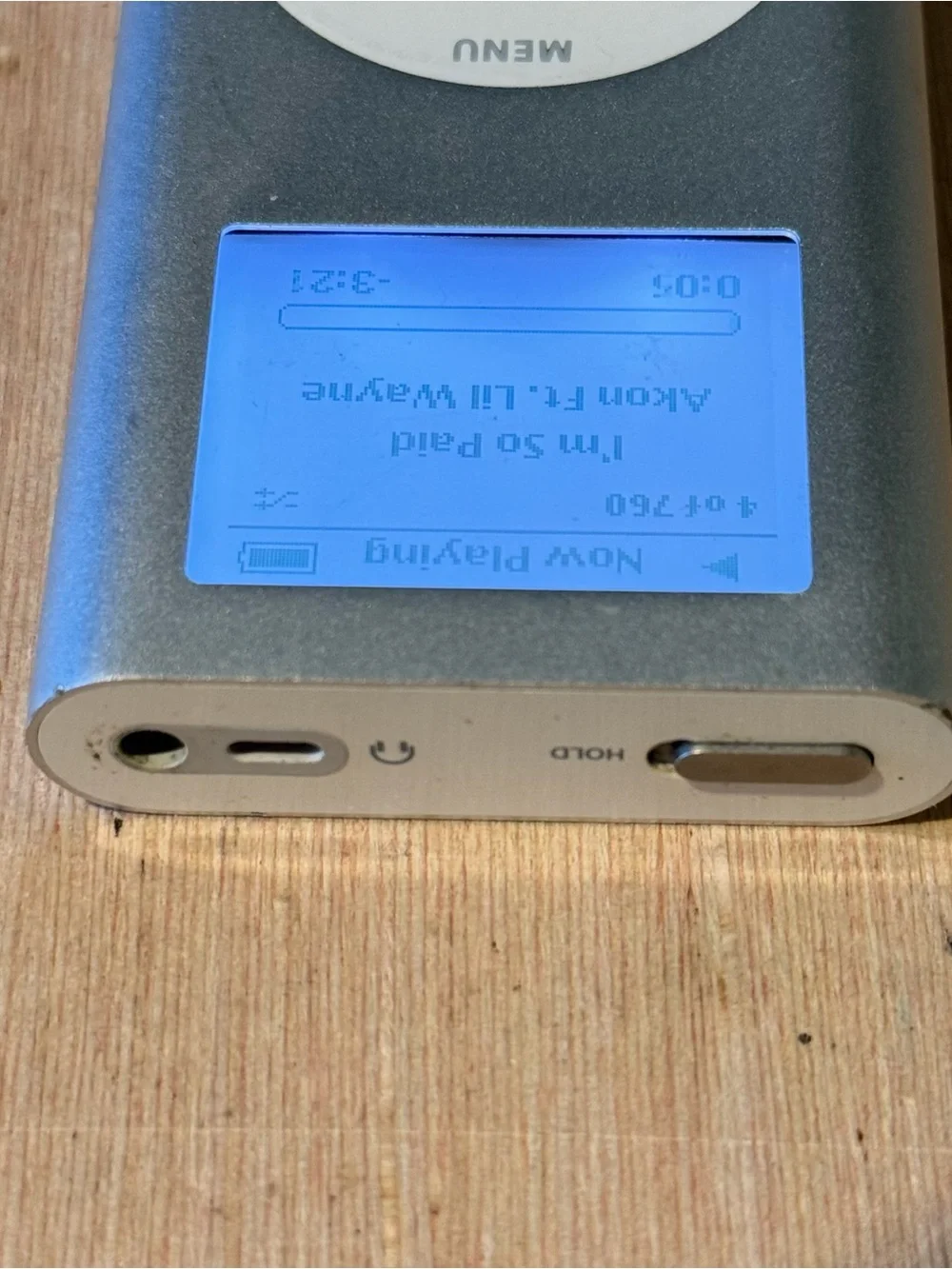iPod Mini 1st Gen Model:A1051 4GB Silver Tested Good w/760 Song Read Info Below!